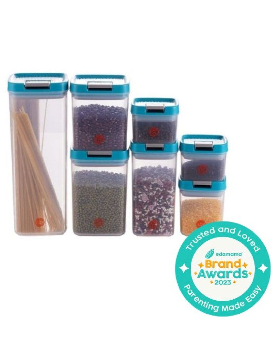 Sunbeams Lifestyle Slique Premium Storage Jar Set edamama